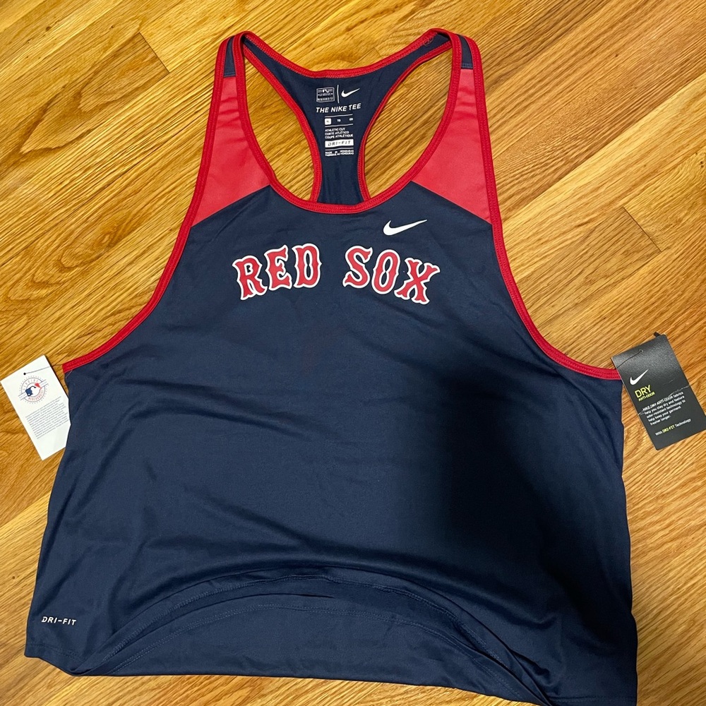 Nike Red Sox Woman’s  Tank - Navy and Red